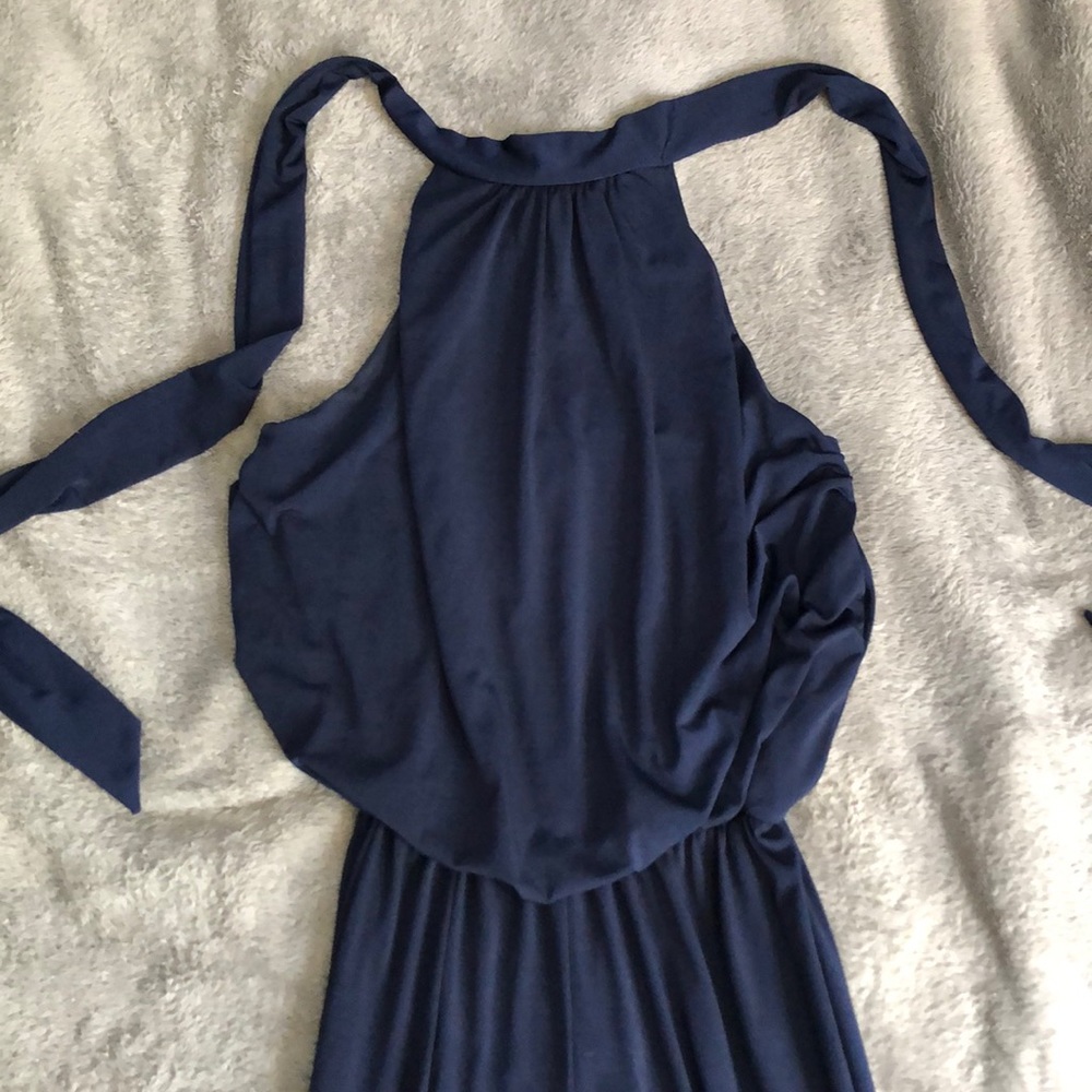 Navy blue jumpsuit